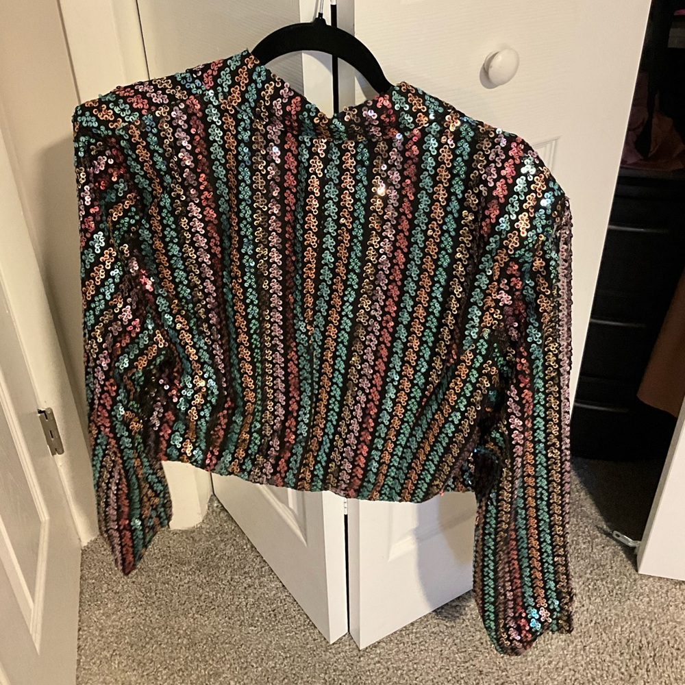 Vici Sequin Blazer - Picture 2 of 3